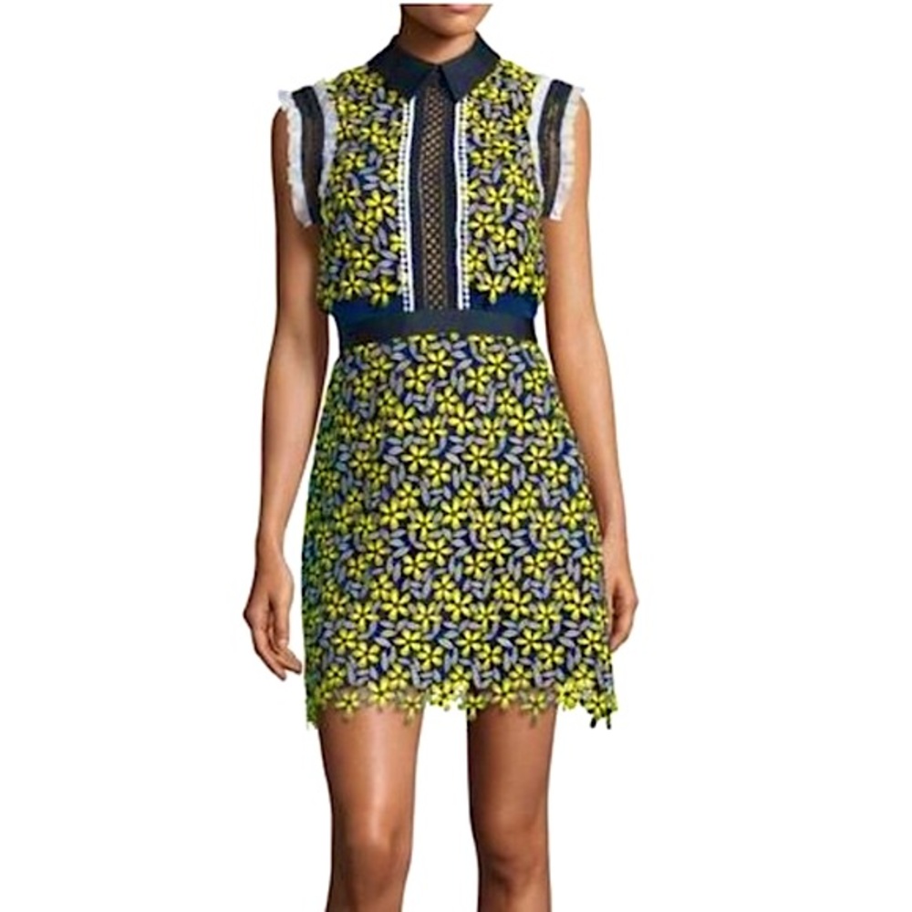 Self Portrait Eleina Lace Daisy Dress